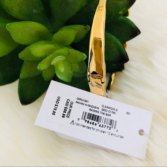 Kate Spade Raising The Bar Gold Bangle Cuff - Picture 3 of 6